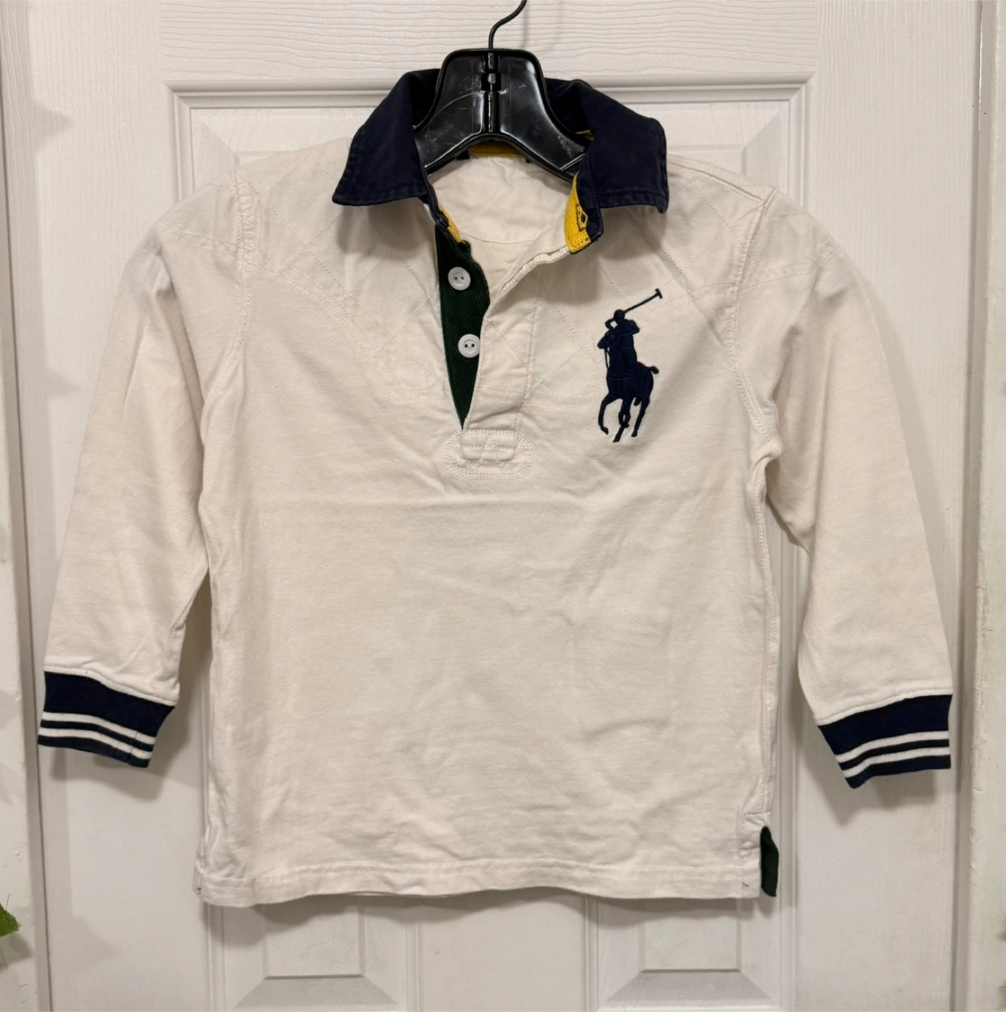 Kid’s Long Sleeve Rugby Shirt 5-6 Years Old