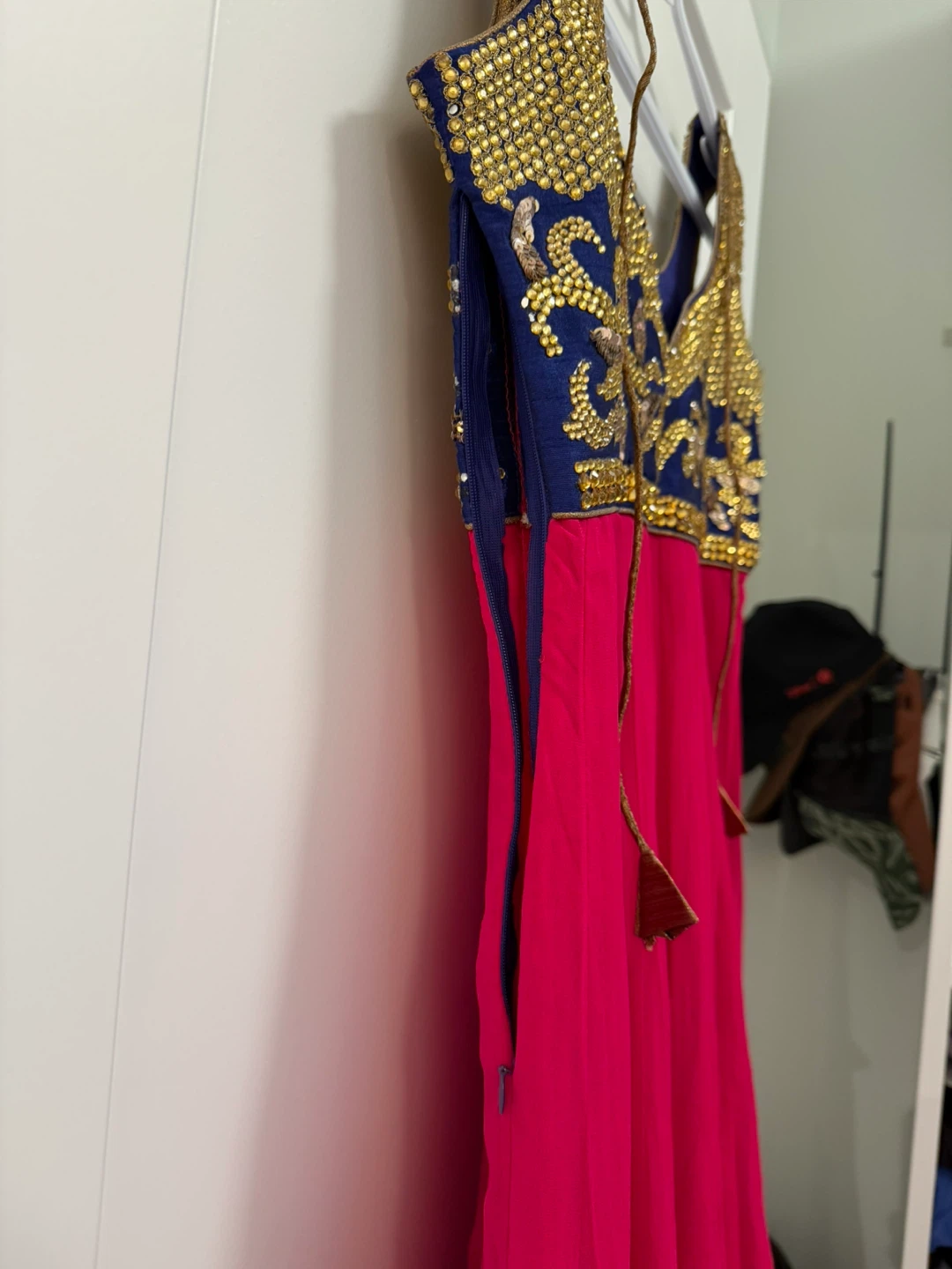 Pink Anarkali Suit with Gold Embellishments - photo 5