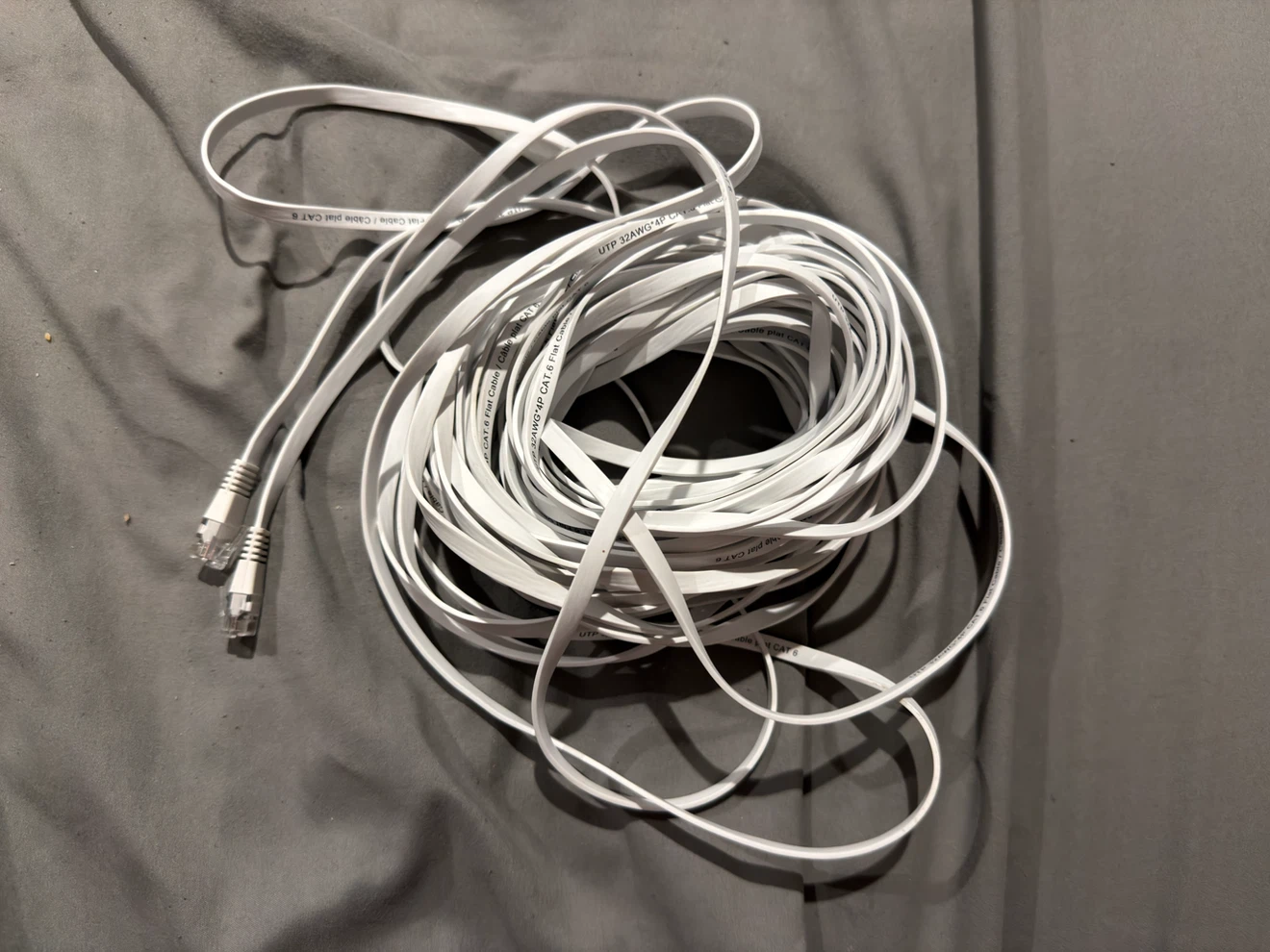 50 feet of CAT6 Ethernet cable