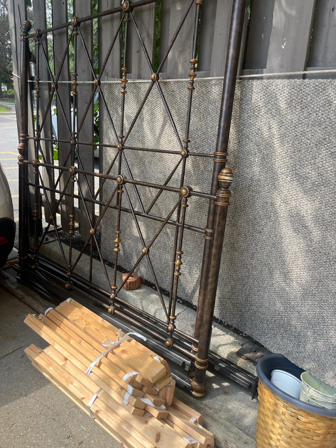 Metal Bed Frame Headboard and Footboard - photo 2