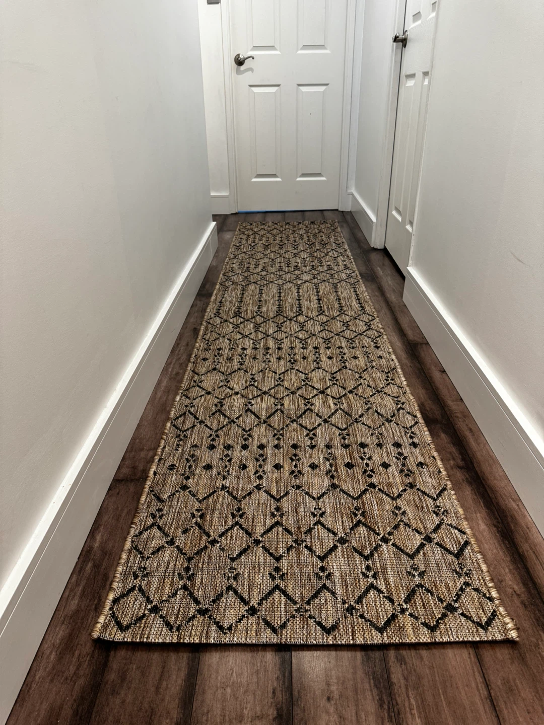 Geometric Pattern Hallway Runner Rug - photo 5