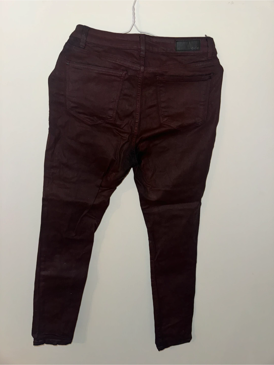 Burgundy Esprit High Skin Ankle Jeans - photo 2