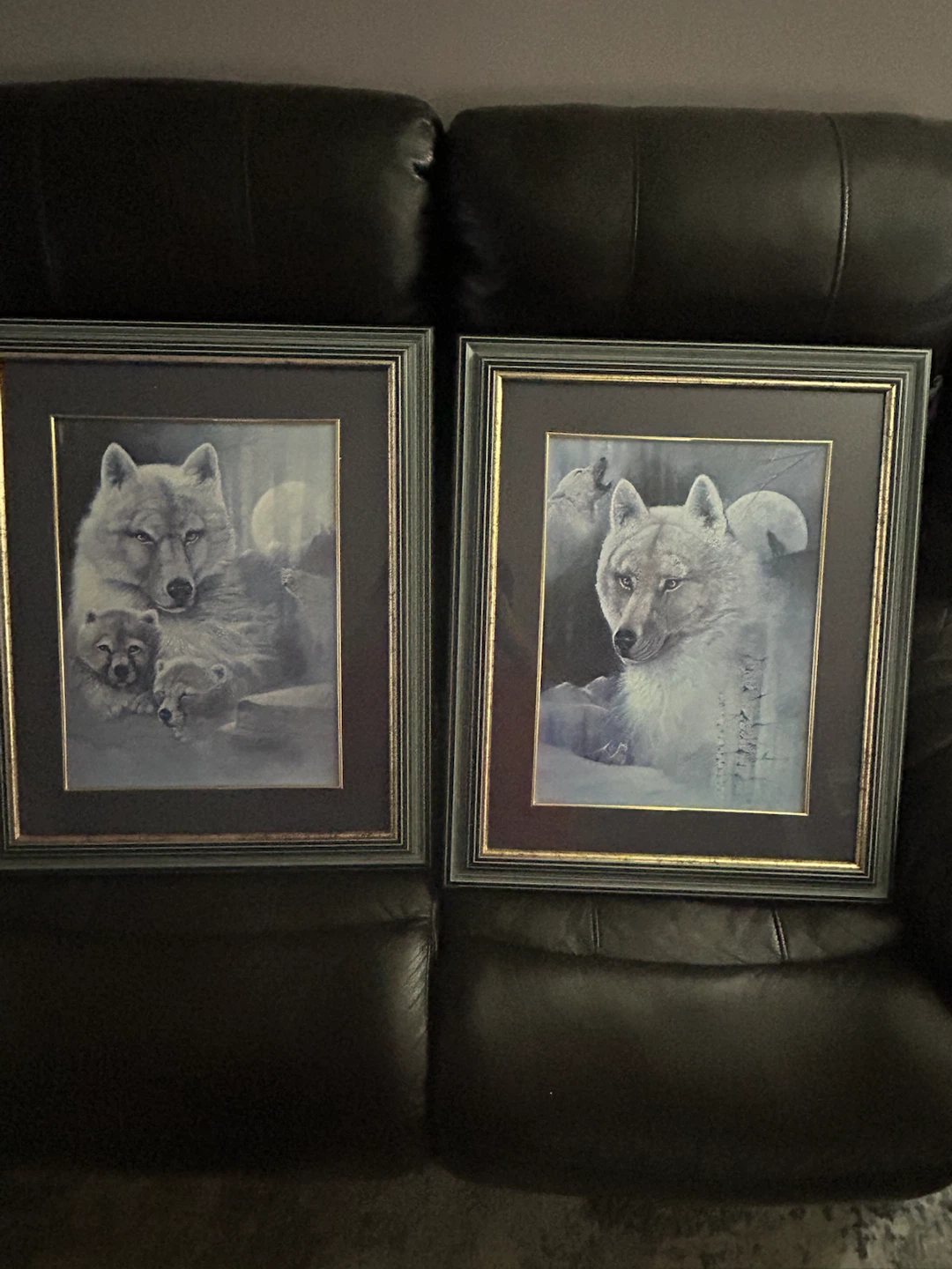 Framed Wolf Art Print -  Ruane Manning