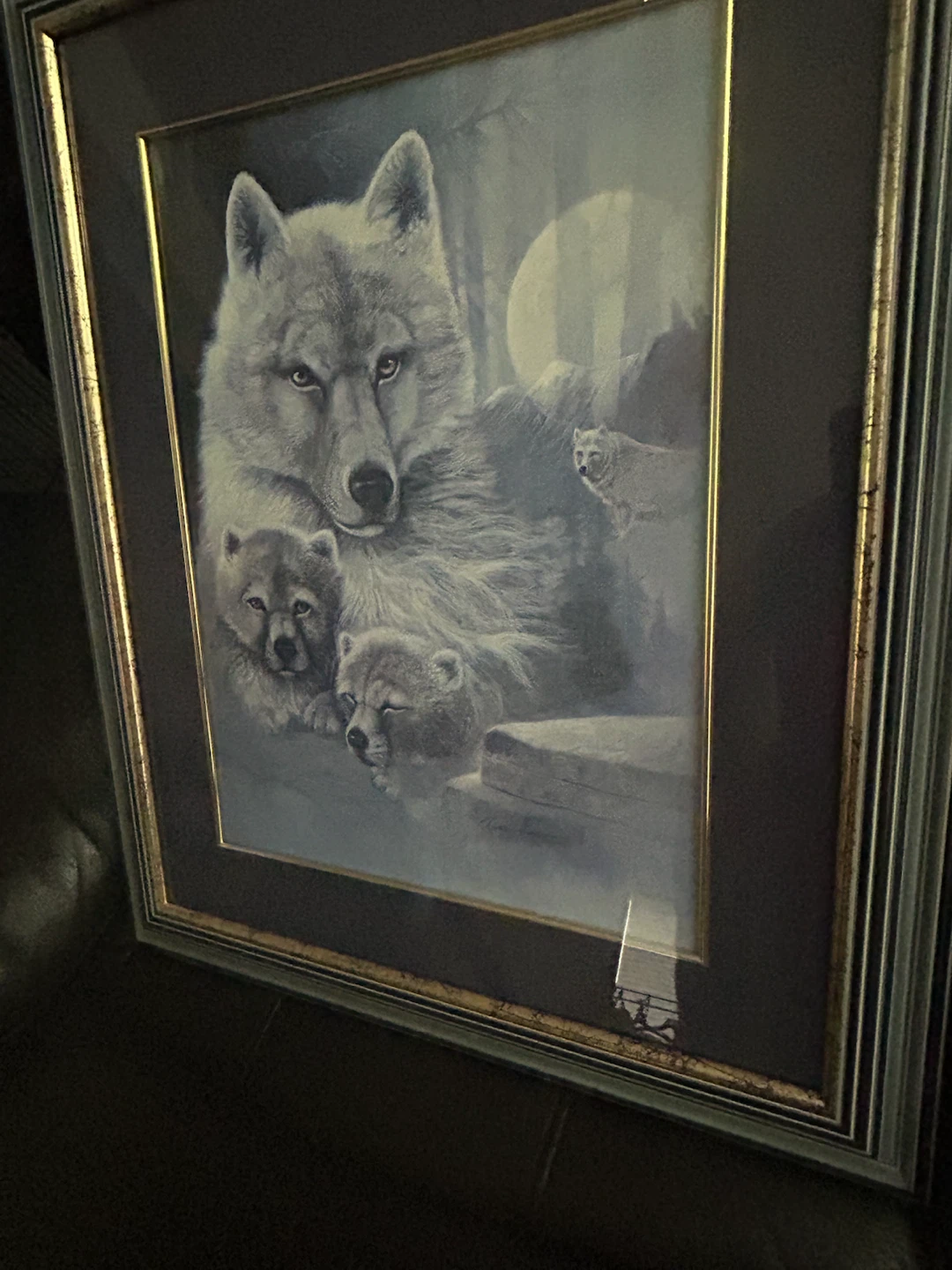Framed Wolf Art Print -  Ruane Manning - photo 3