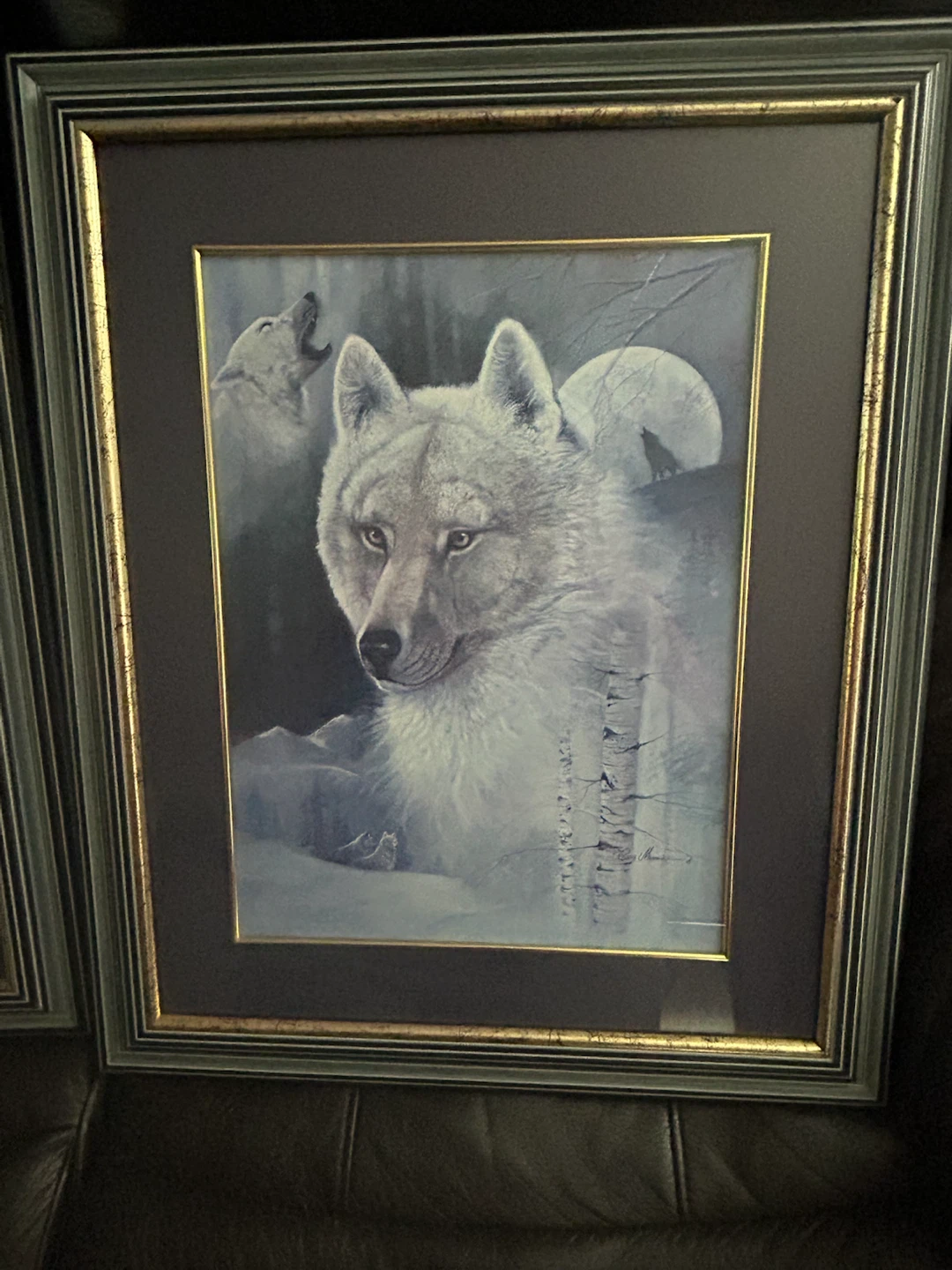 Framed Wolf Art Print -  Ruane Manning - photo 4
