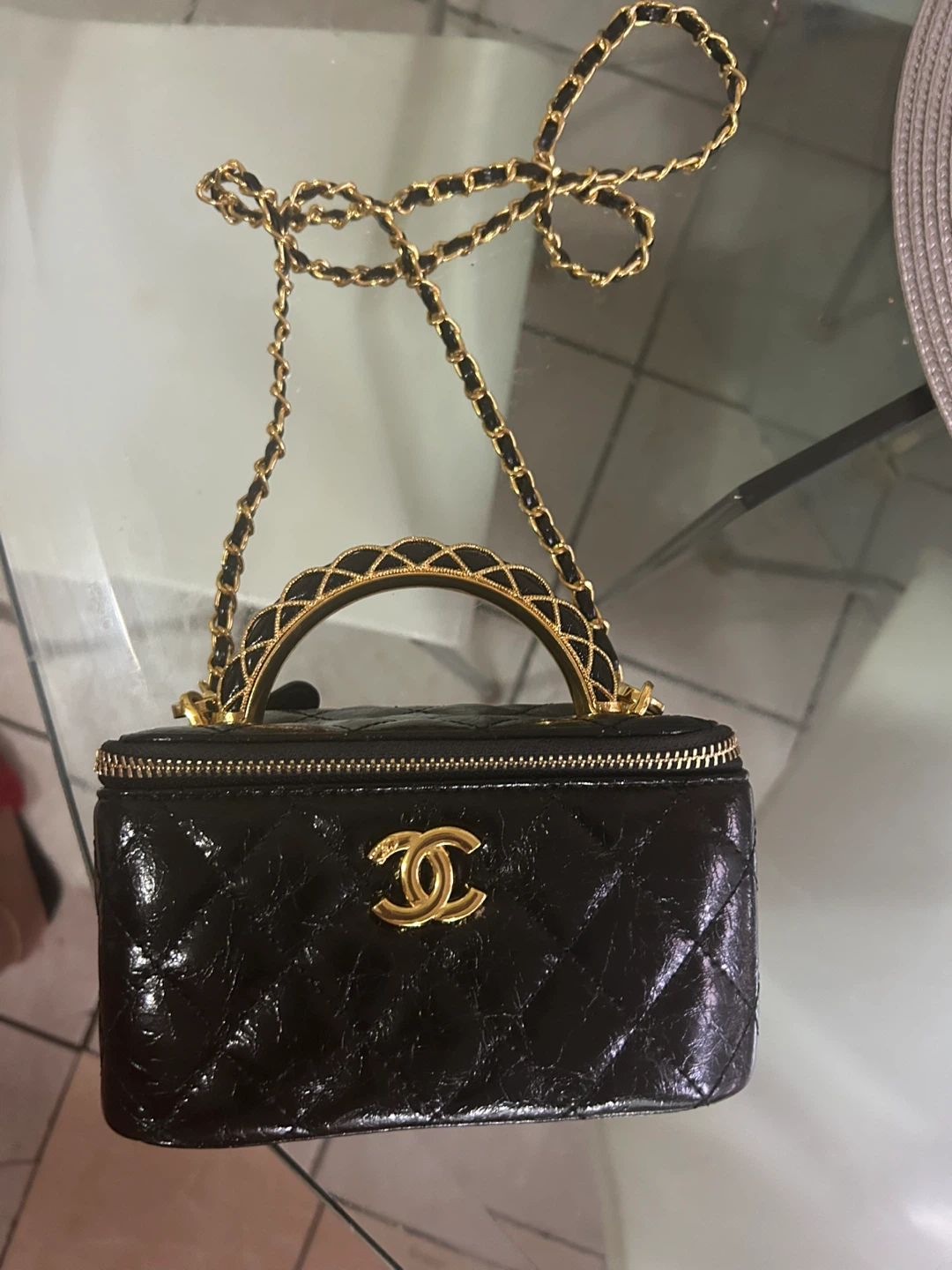 Chanel Quilted Vanity Bag