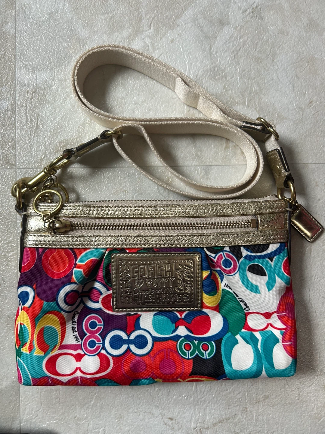 Coach Poppy Pop C Glam Graffiti Crossbody - photo 2