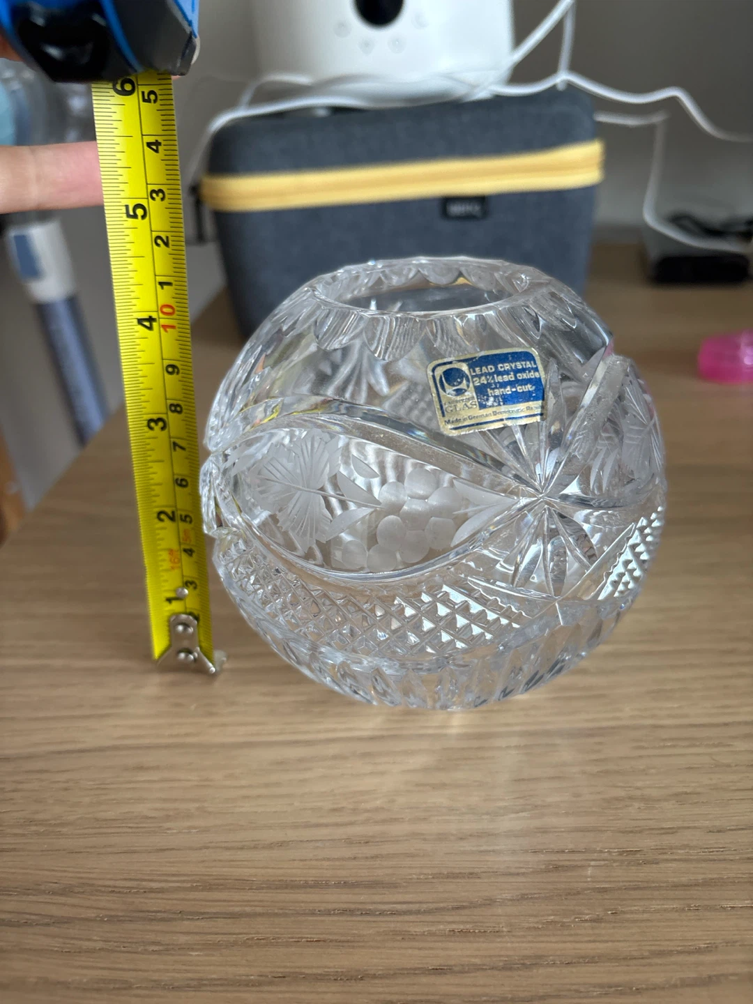 Lead Crystal Vase - 24% Lead Crystal - photo 2