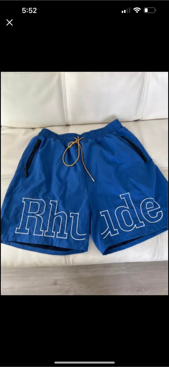 Rhude Royal Blue Athletic Shorts