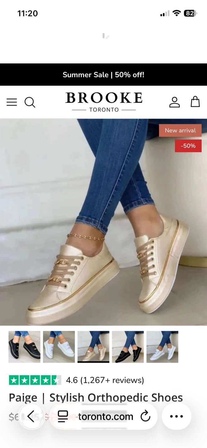 Brooke Toronto Paige Orthopedic Shoes
