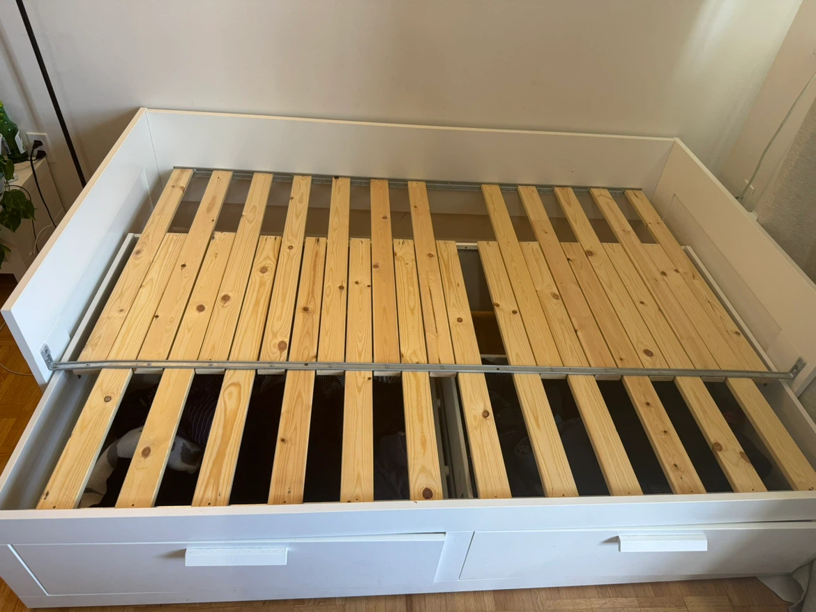 IKEA BRIMNES Daybed with 2 Drawers - White - Twin - photo 2