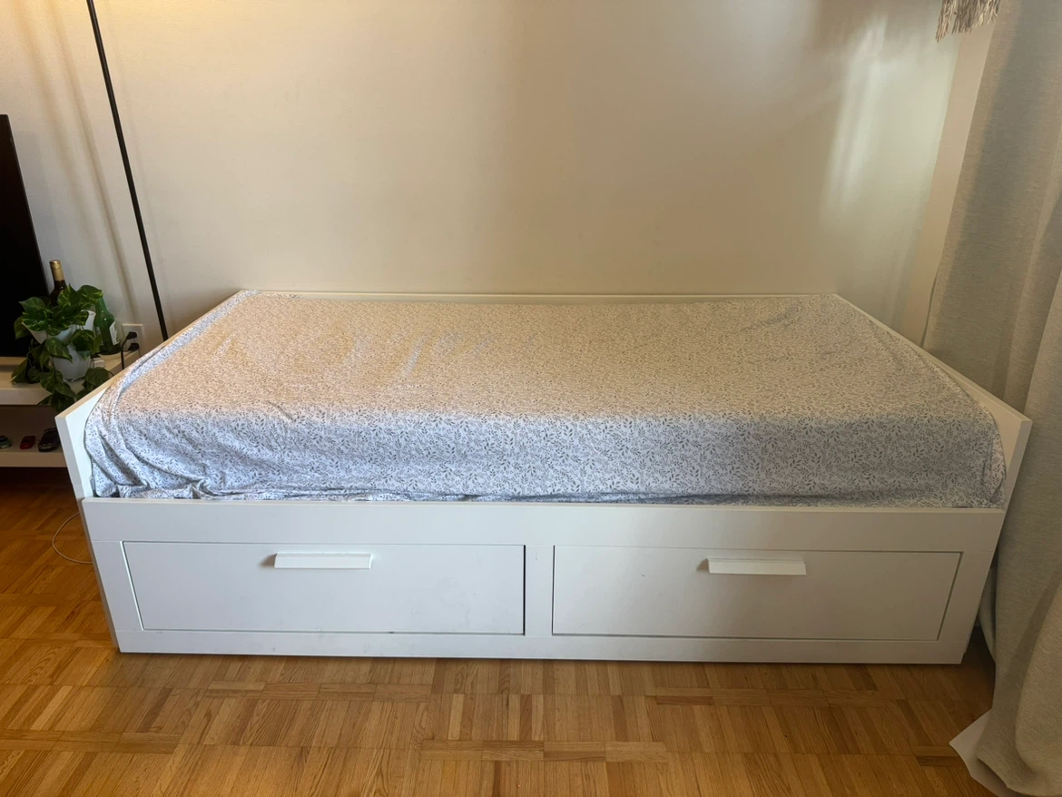 IKEA BRIMNES Daybed with 2 Drawers - White - Twin - photo 5