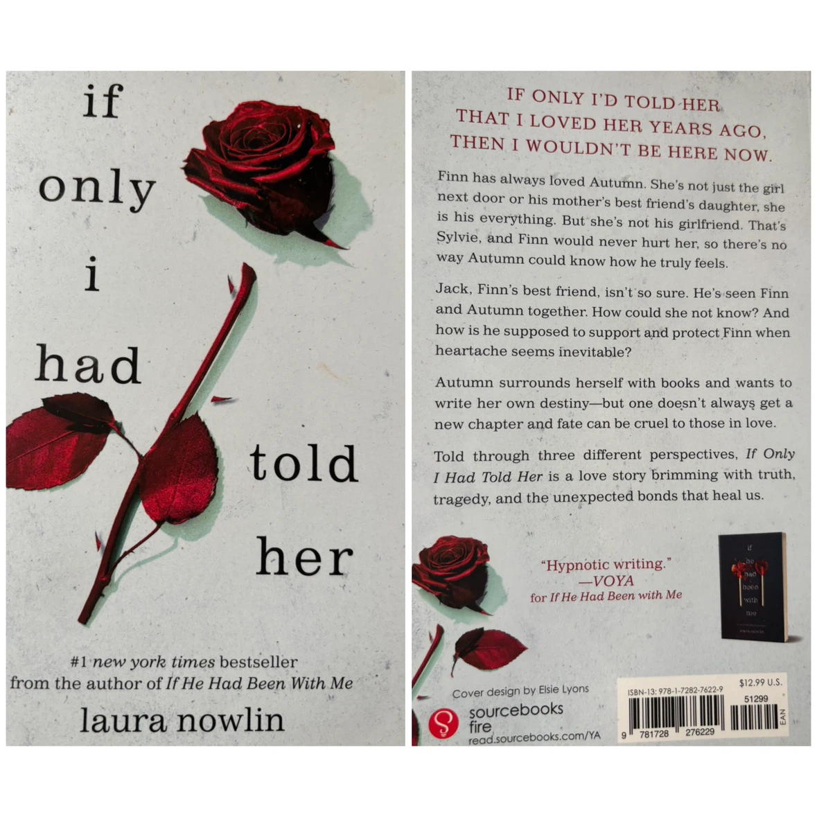 “If Only I Had Told Her” by Laura Nowlin