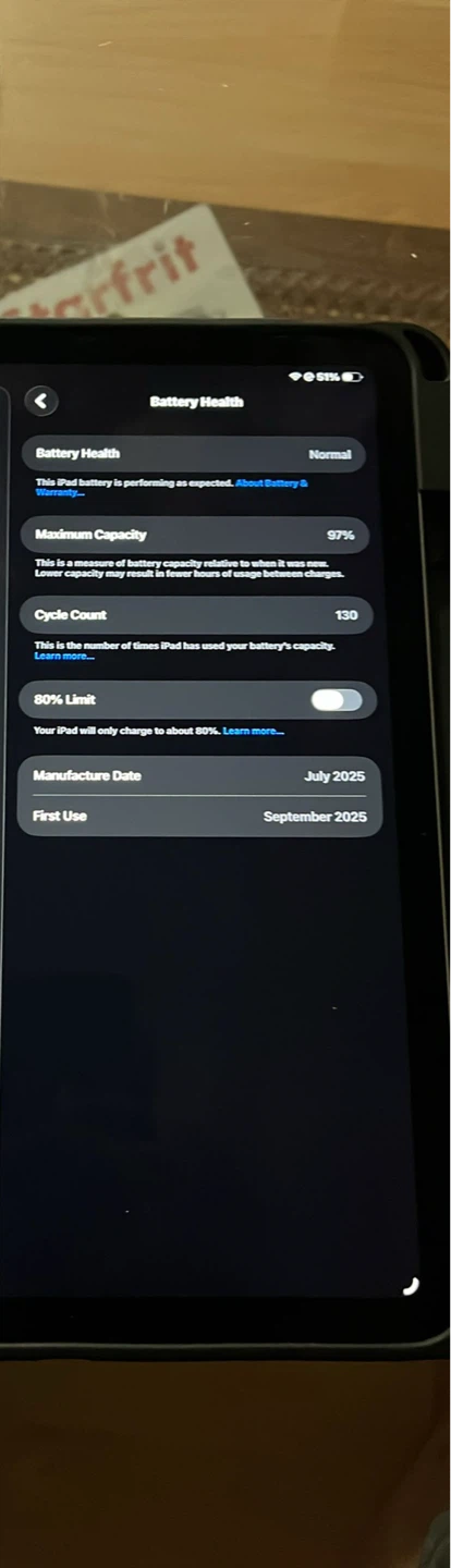 iPad Air 11” M3 128GB Wi-Fi + Case | 97% Battery