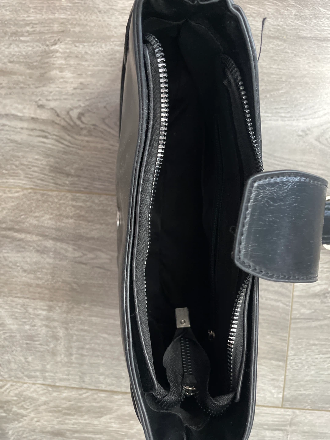 Black Buckle Shoulder Bag - photo 3