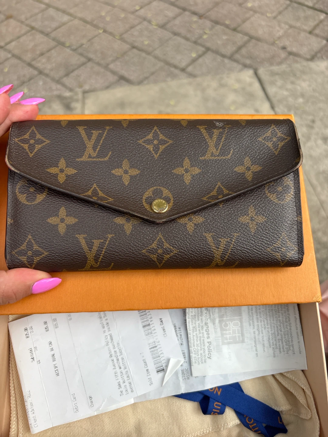 Louis Vuitton Sara wallet large with POP