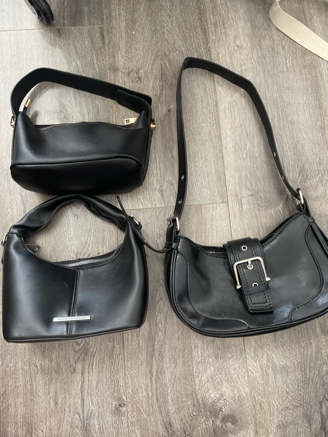 French Connection and Other Black Handbags