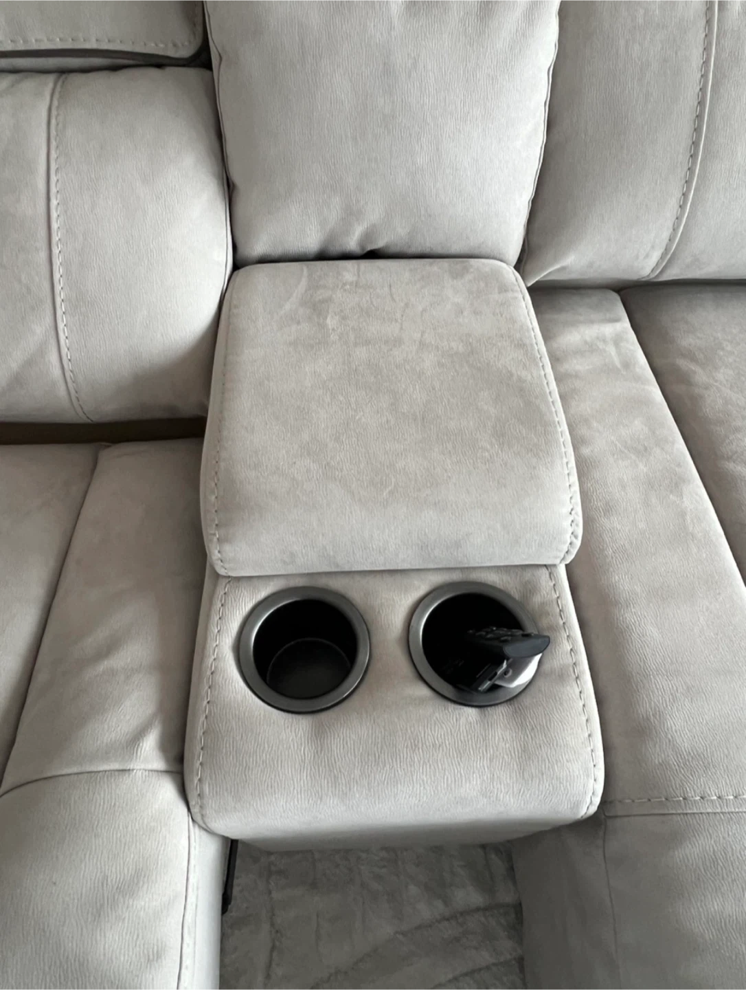 Sectional Sofa with Recliners and Console - photo 2