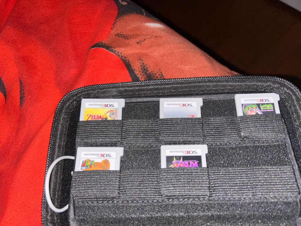 Nintendo 3DS XL Red with Games - photo 5