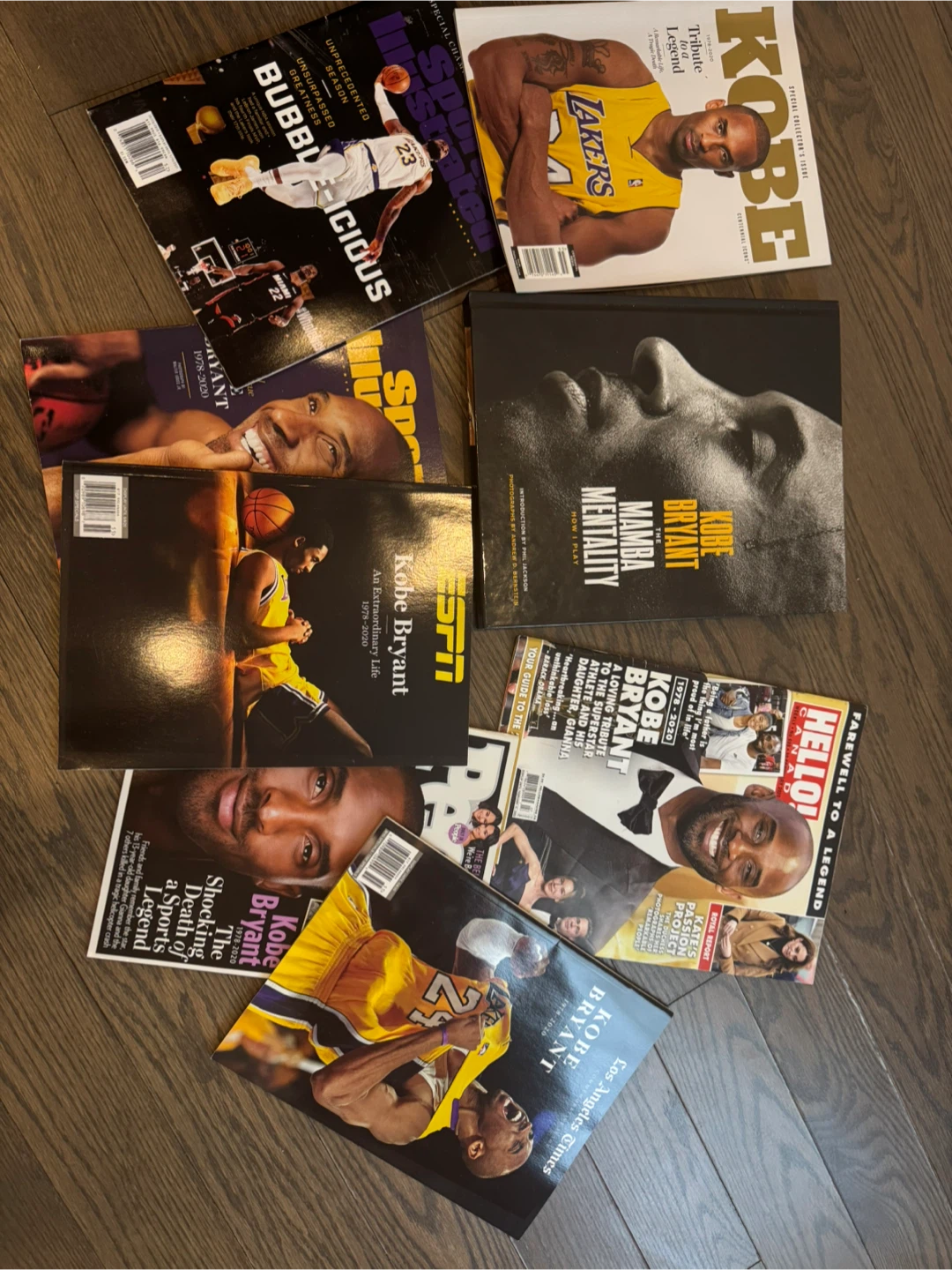 Collection of Kobe Bryant Sports Magazines