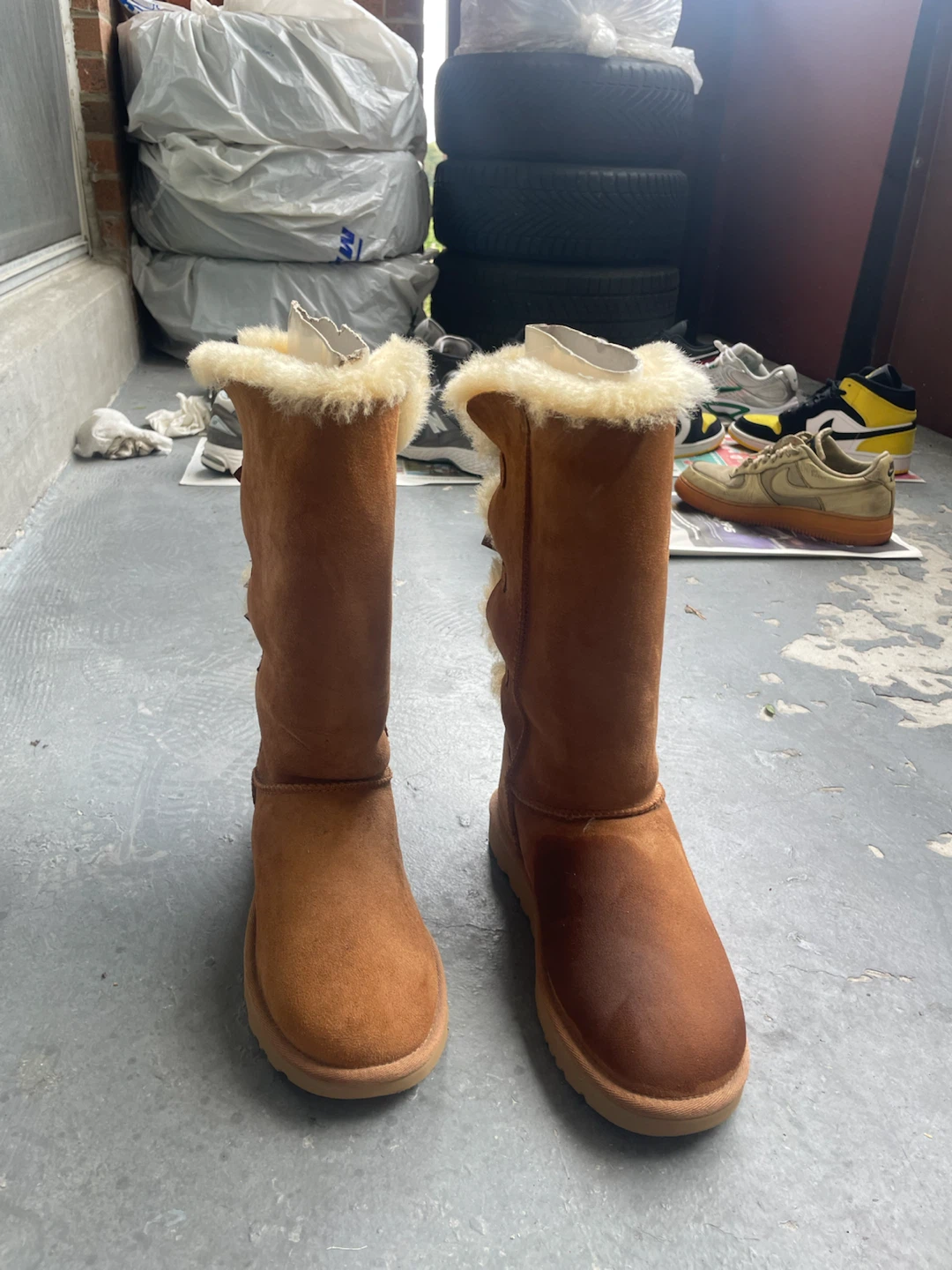 REAL UGG Tall Bow Boots Chestnut - photo 2