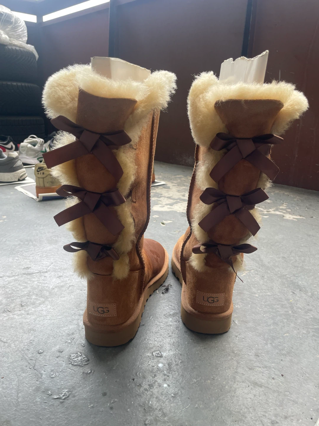 REAL UGG Tall Bow Boots Chestnut - photo 5