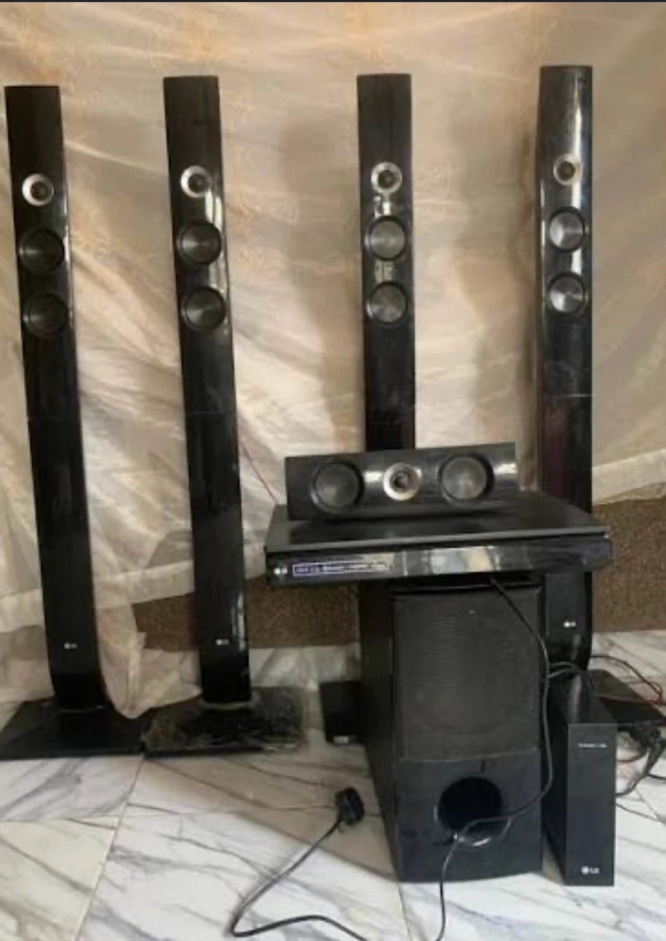 5.1 surround sound speaker system impedance model SH96TA-S