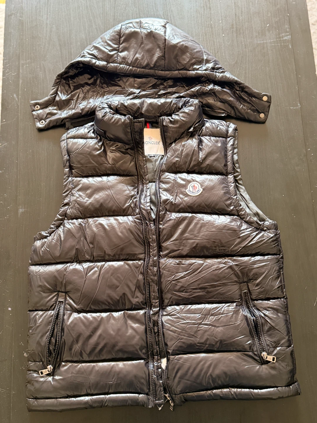 Moncler Puffer Vest with Detachable Hood