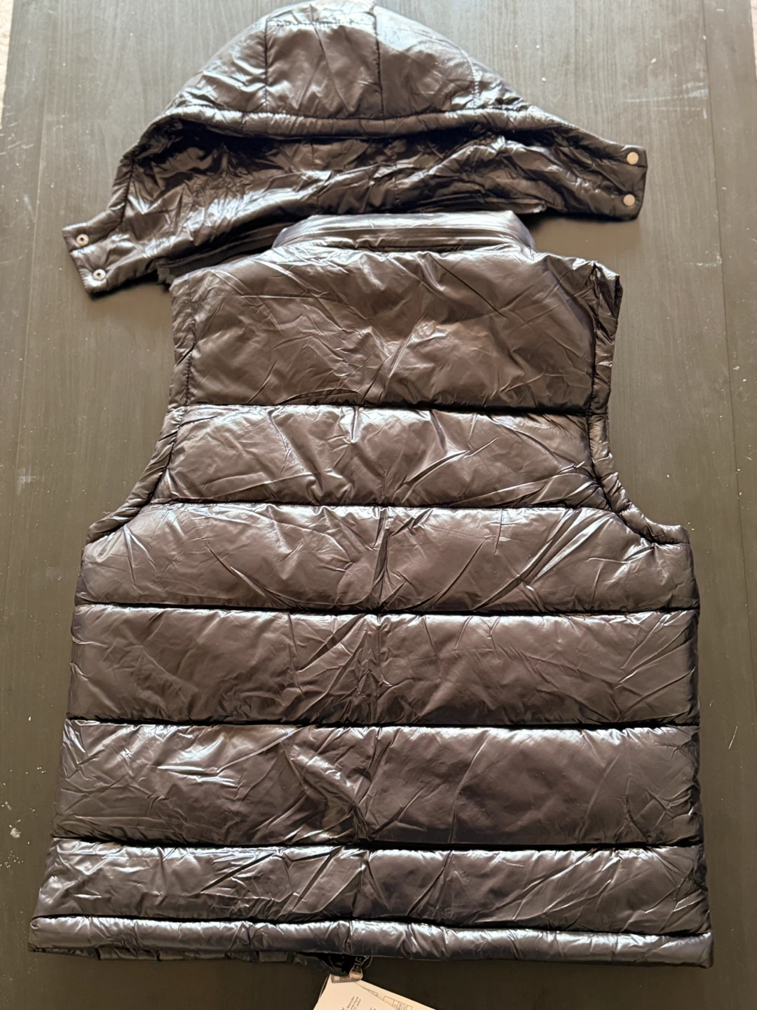 Moncler Puffer Vest with Detachable Hood - photo 2