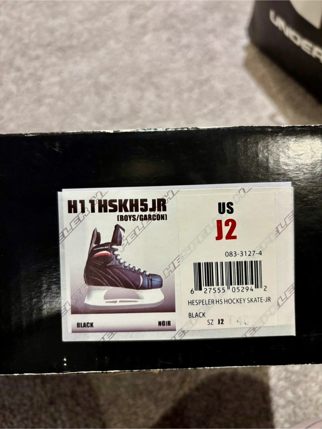 Hespeler H5 Youth Hockey Skates - Size US J2 - photo 2