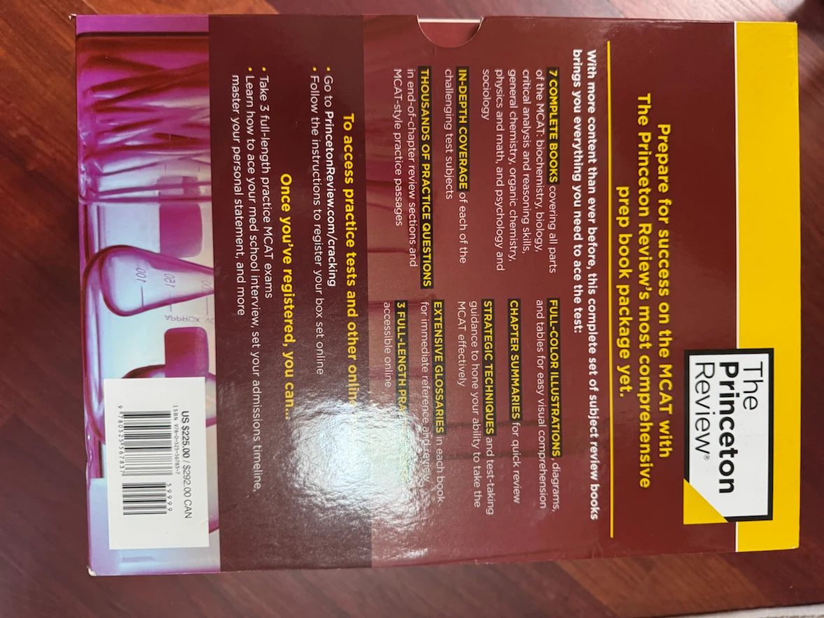 Princeton Review MCAT Subject Review Complete Set 3rd Edition - photo 4