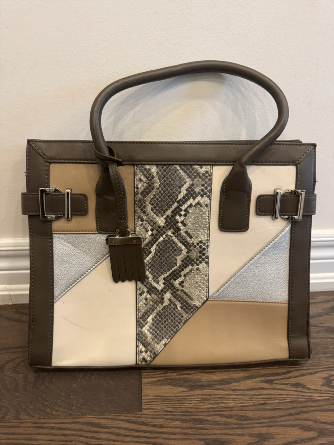 Nine West Multi-Panel Tote Bag