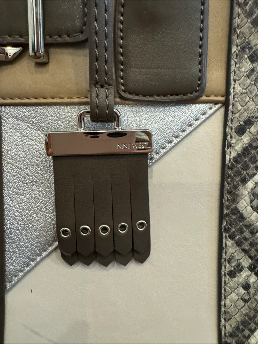 Nine West Multi-Panel Tote Bag - photo 2