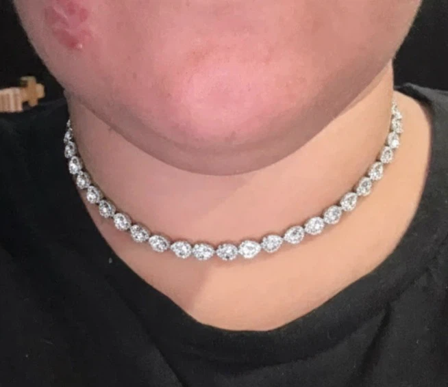 Swarovski Pear Cut Crystal Choker Necklace - photo 2