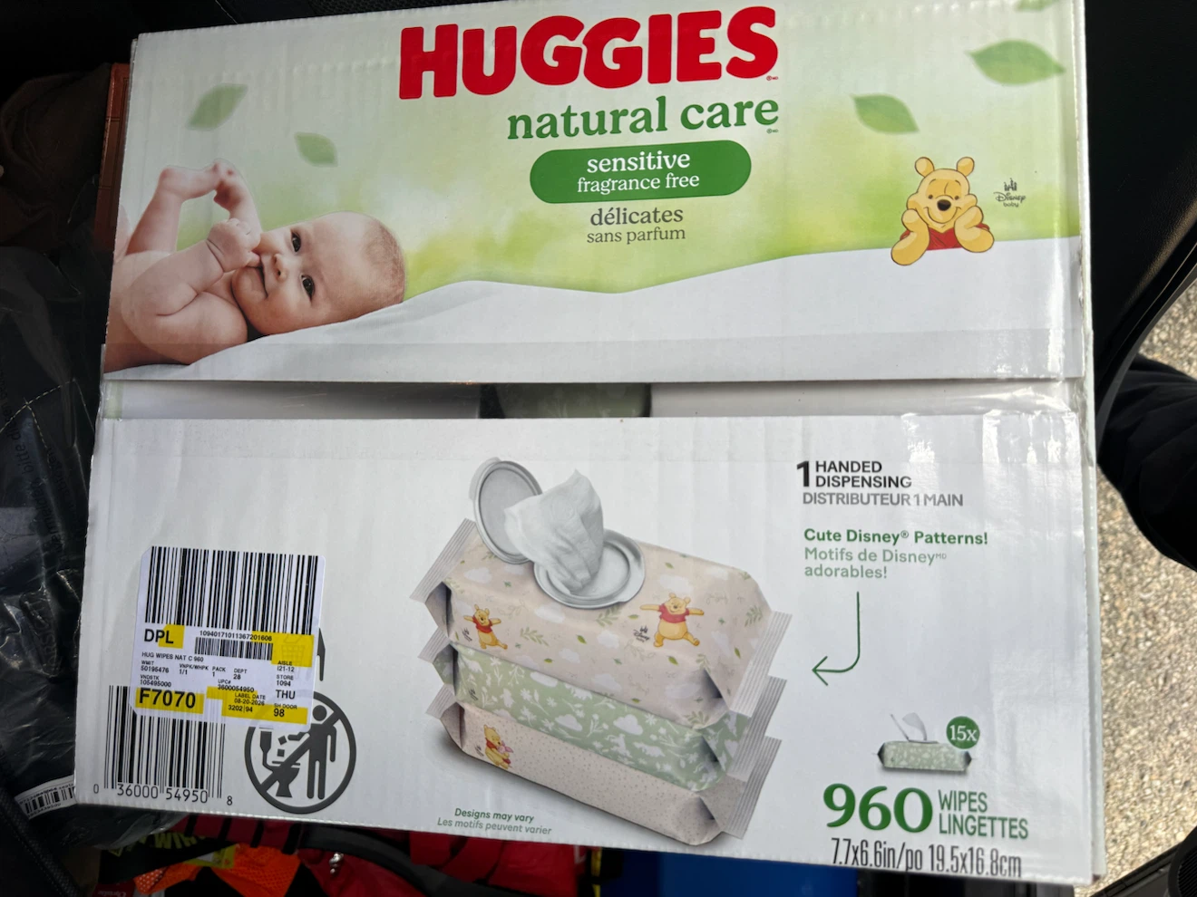 Huggies Natural Care Sensitive Baby Wipes - 960 Count