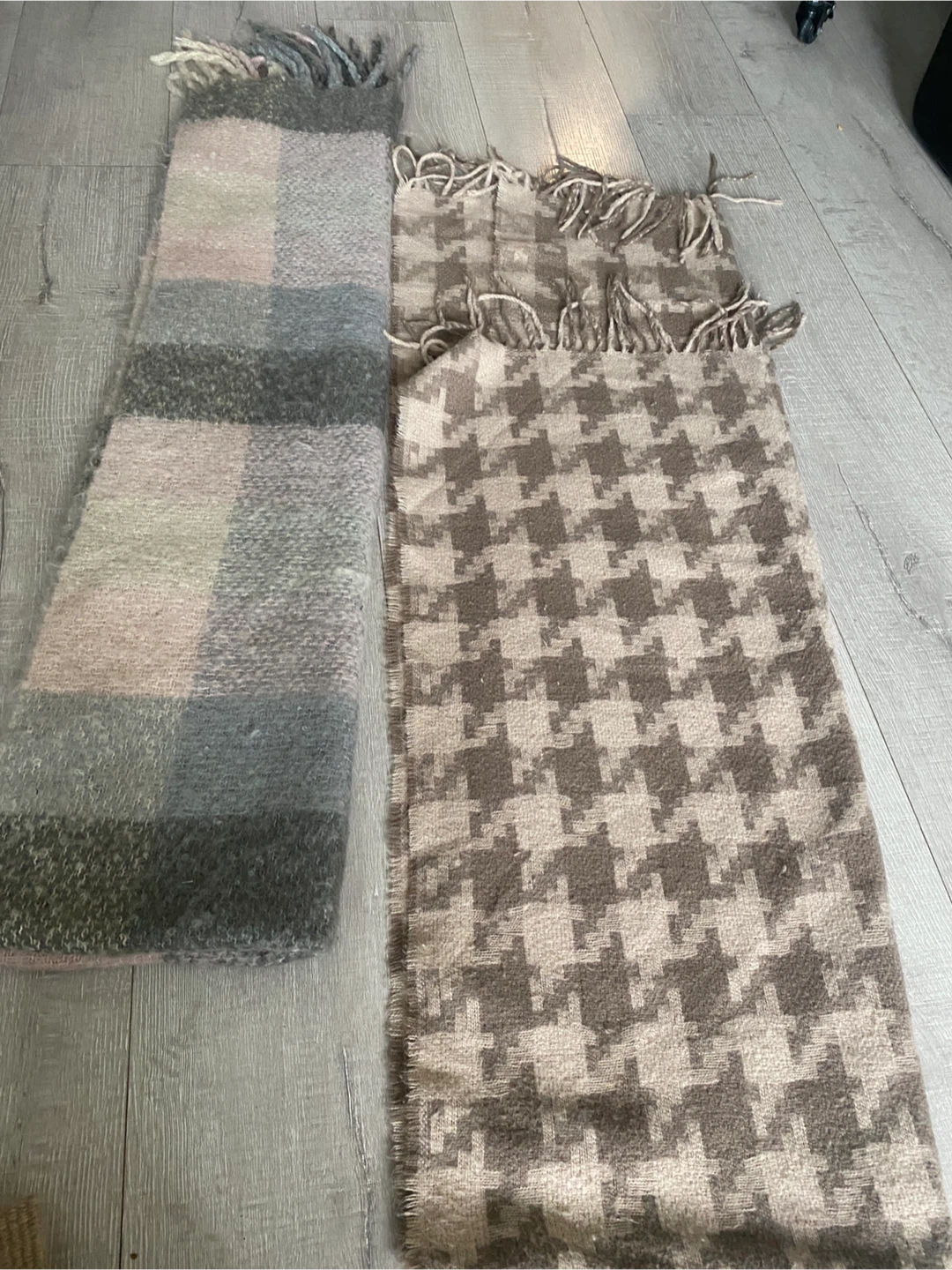 Houndstooth and Plaid Scarves - photo 3