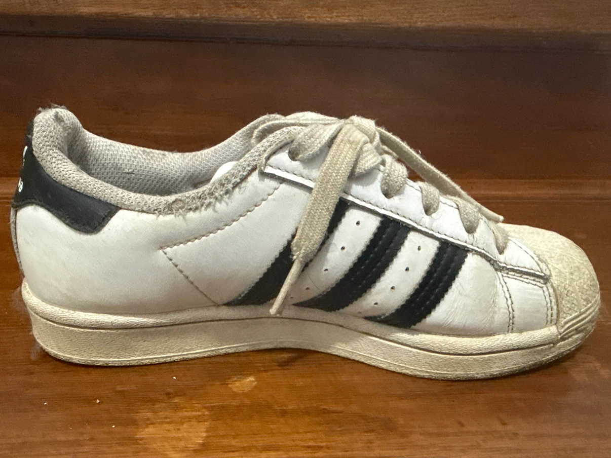 Adidas Superstar White and Black Sneakers - photo 2