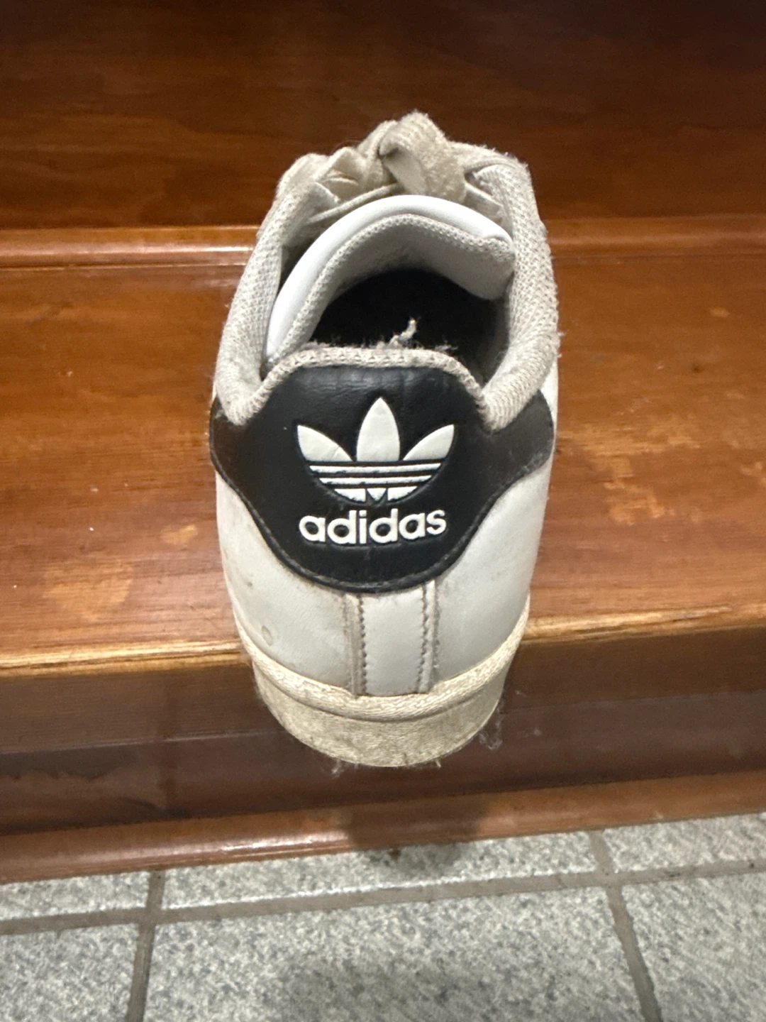 Adidas Superstar White and Black Sneakers - photo 4