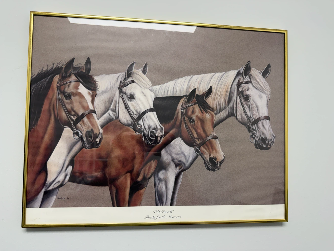 Framed Print "Old Friends"