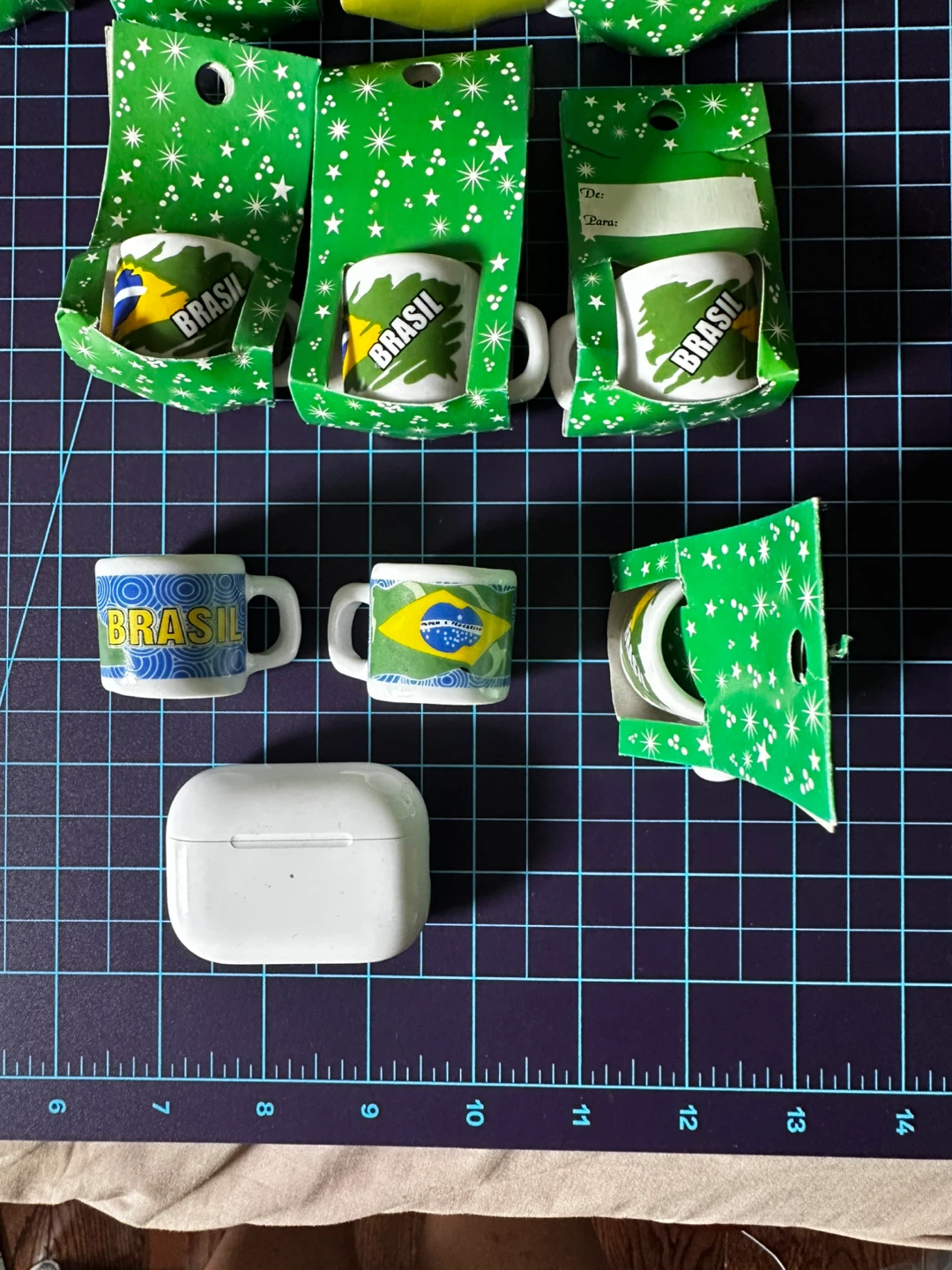 Mini Brasil Mugs - Party favours - lembrancinha