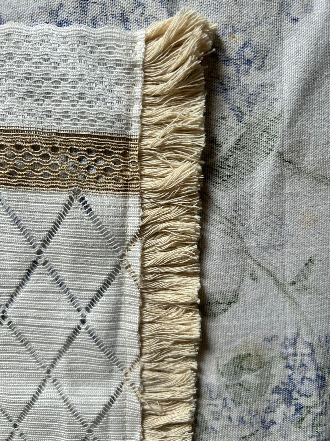 Cream and Tan Decorative Table Runner - photo 2