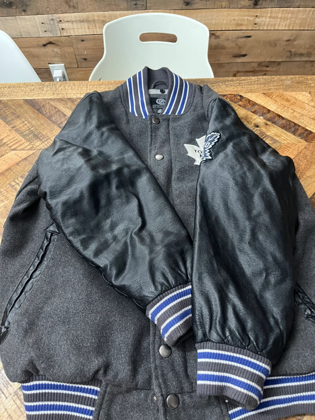 Two Toronto Sports Varsity Jackets - photo 3