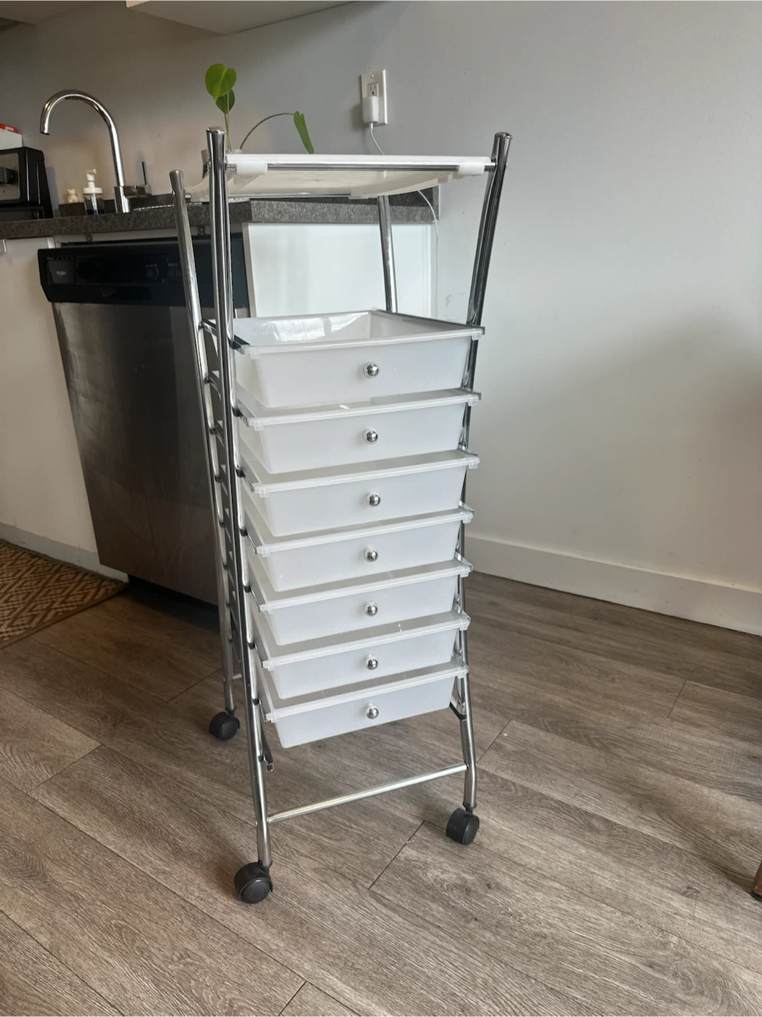7-Drawer Rolling Storage Cart