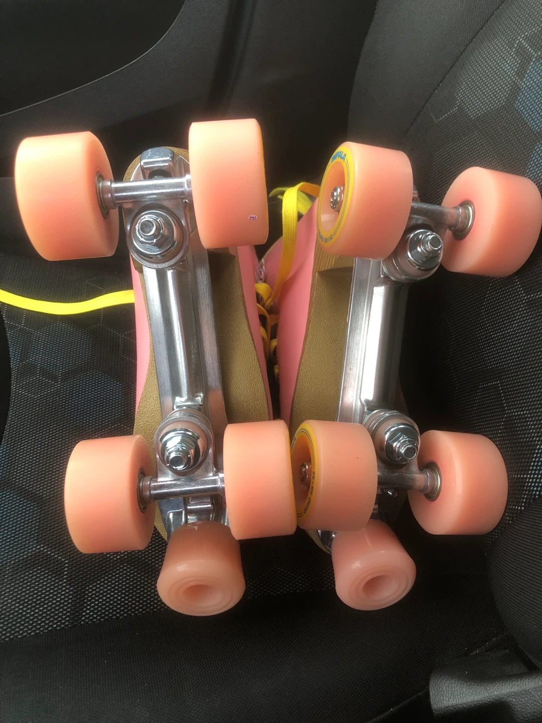 Impala Sidewalk Roller Skates Pink and Yellow - photo 4
