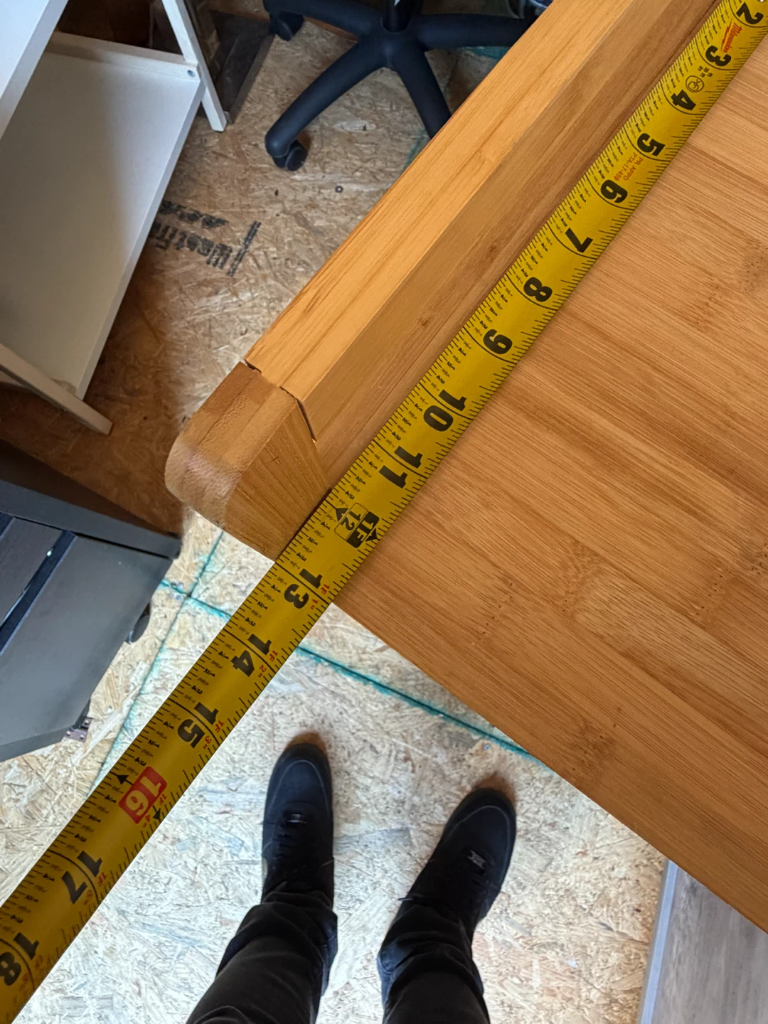 Three-Drawer Bamboo Storage Unit - photo 5