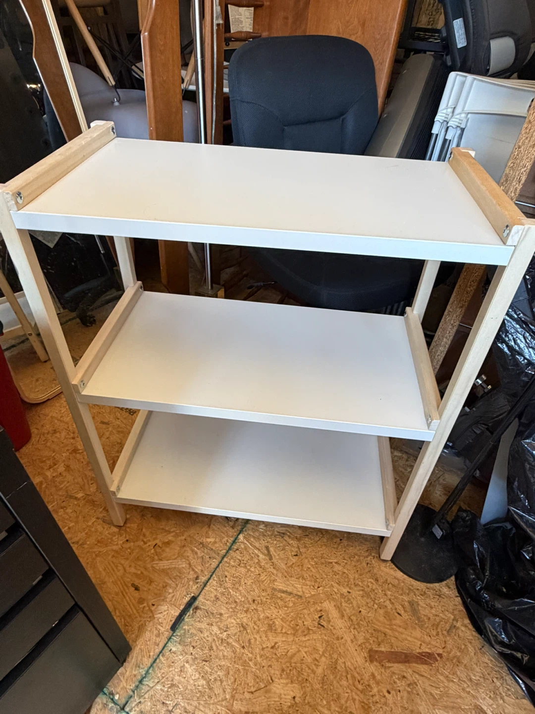 3-Tier Wooden Shelf