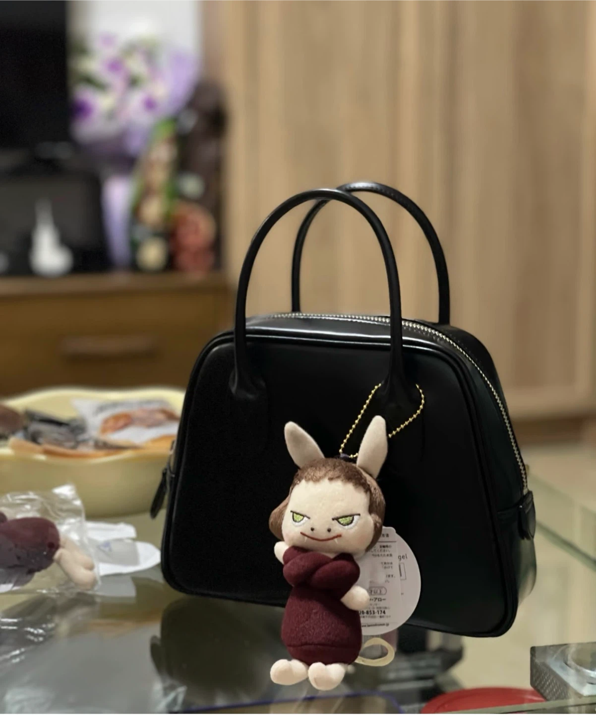 Yoshitomo Nara Walk On Plush Keychain - photo 2