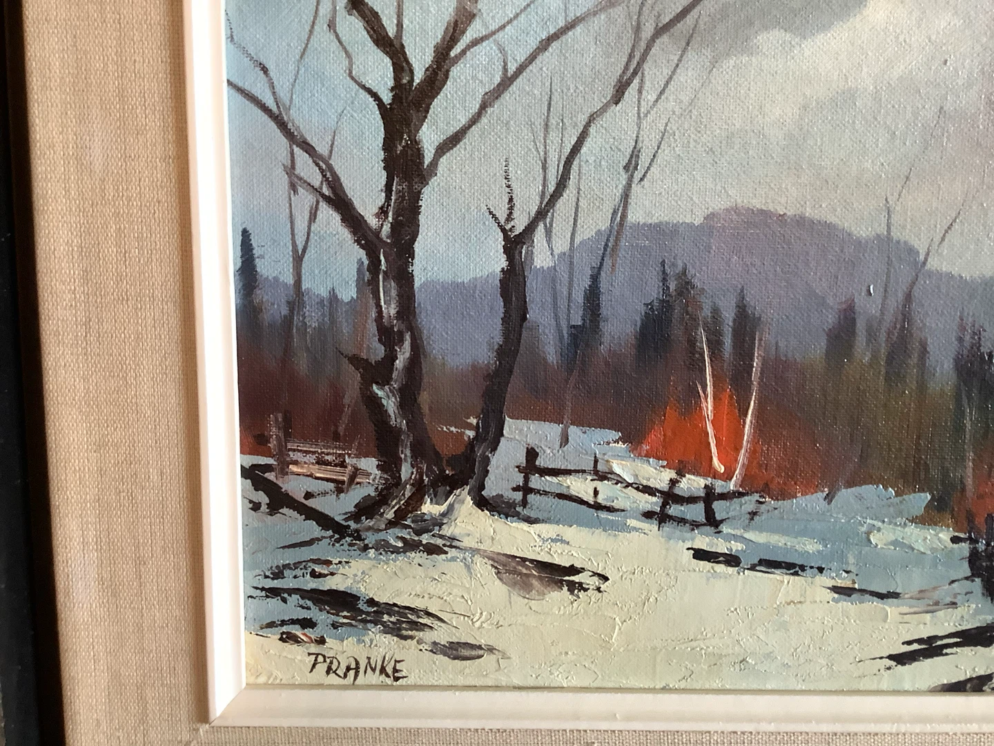 #2 Vt Landscape Oil Ptg by Cdn Artist W (Walter) Pranke 🐞 - photo 2