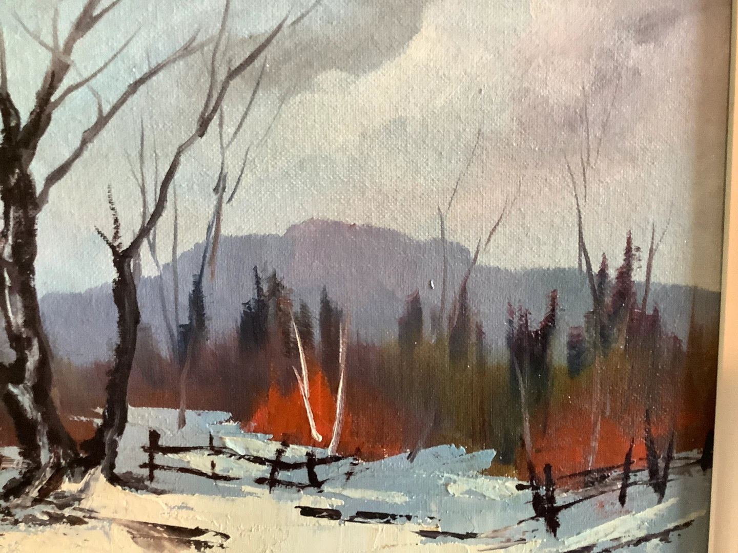 #2 Vt Landscape Oil Ptg by Cdn Artist W (Walter) Pranke 🐞 - photo 3