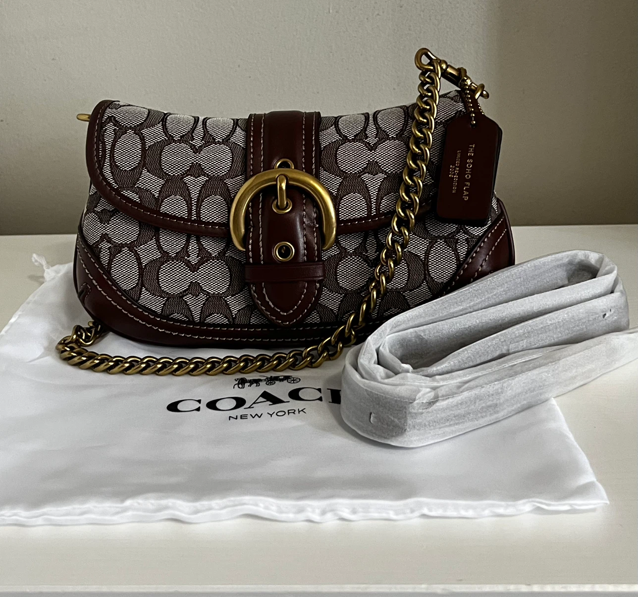 Coach Soho Flap Signature Canvas Handbag - photo 2